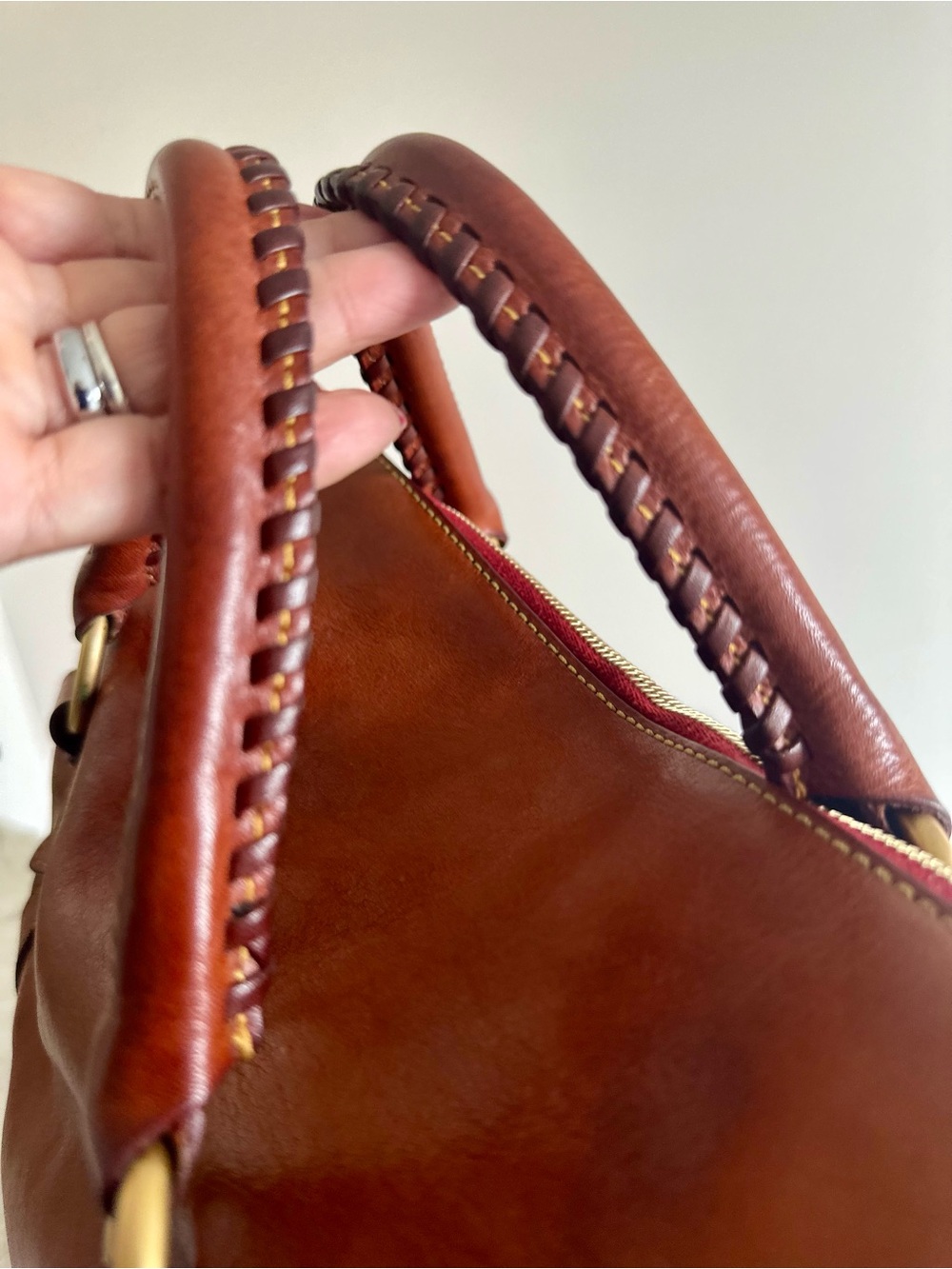 Dooney & Bourke Large Vintage Florentine Satchel - Picture 9 of 12